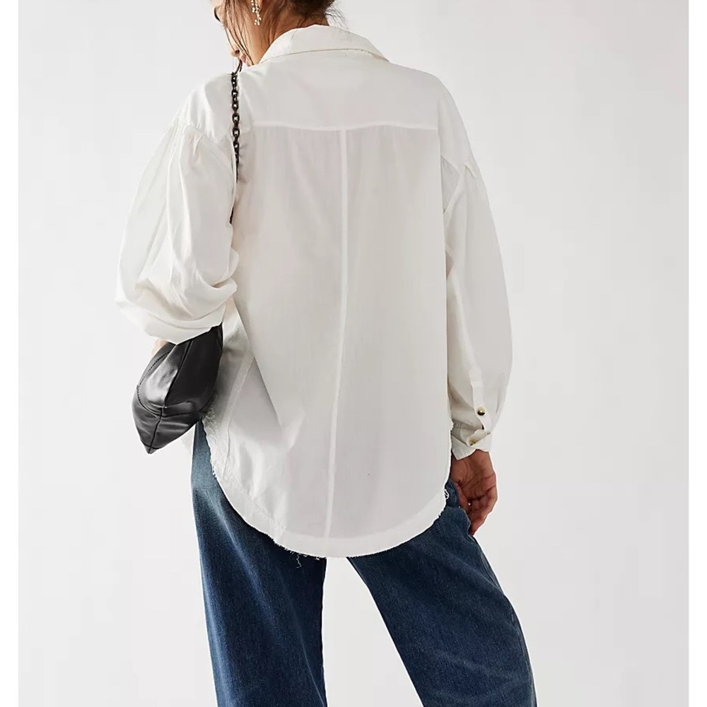 ✨HPx2✨ NWTS FP POPLIN TOP (M) - Picture 6 of 11
